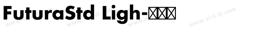 FuturaStd Ligh字体转换